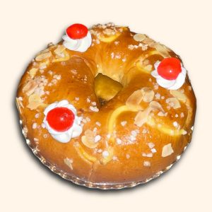 Corona de la Almudena tradicional pequeña sin relleno