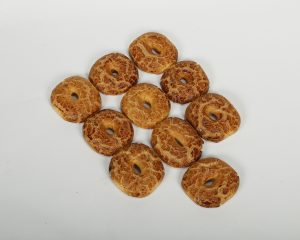 Rosquillas tontas tradicionales de San Isidro, sin glaseado.
