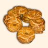Rosquillas tontas tradicionales de San Isidro, sin glaseado.