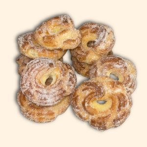 Rosquillas de viento artesanas típicas de San Isidro.