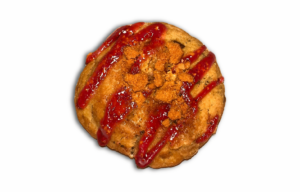 Cookie inspirada en cheesecake con textura cremosa