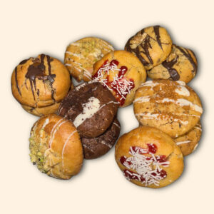 Caja grande de 12 cookies artesanas surtidas