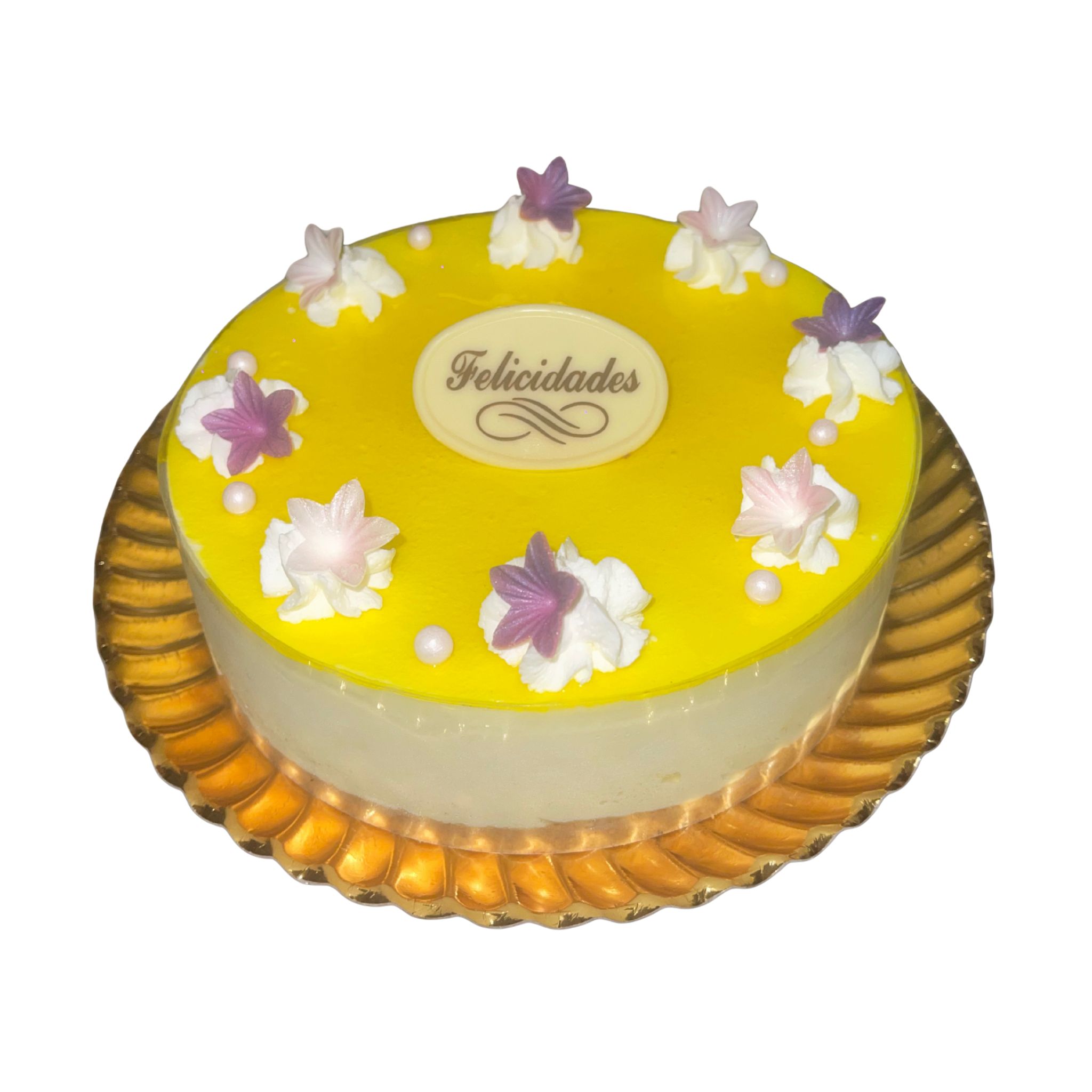 Mousse de limón cremosa con textura aireada y acabado suave