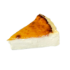 Tarta de queso sin azúcar con textura cremosa.