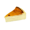 Tarta de queso estilo La Viña en formato individual cremosa.